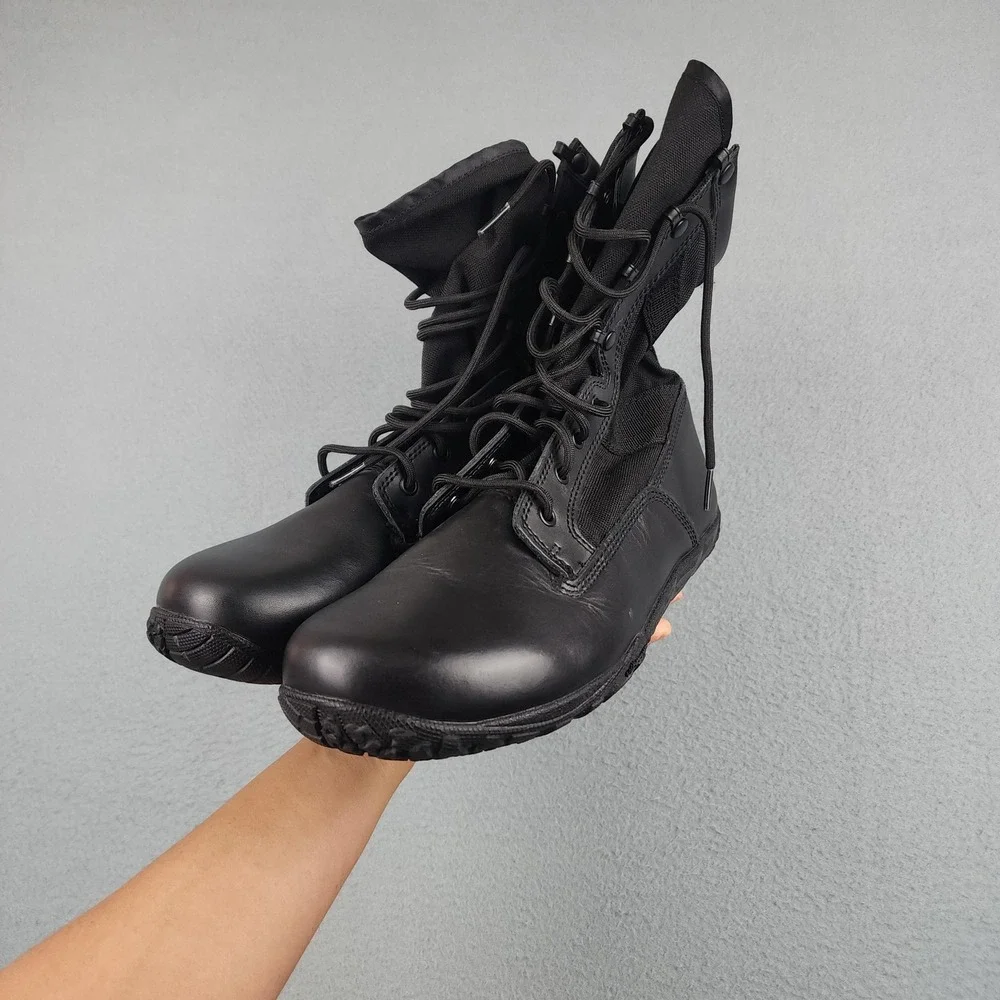 Belleville TR102 Boots Mens Size 10 R Black Leather Vibram Combat Military Work
